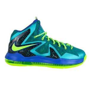 Nike Lebron X PS Elite Basketball Shoes Turquoise